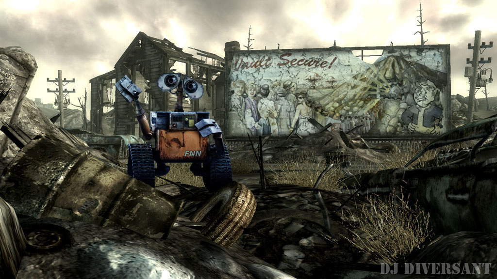 WALL-E in Fallout 3