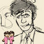 an unfinished ted + some doggy ringos