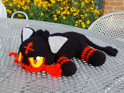 Mittens the Amigurumi Litten