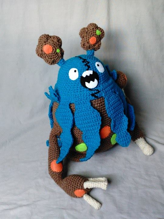 Debris the Crochet Garbodor Plush!