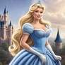 Princess in gown