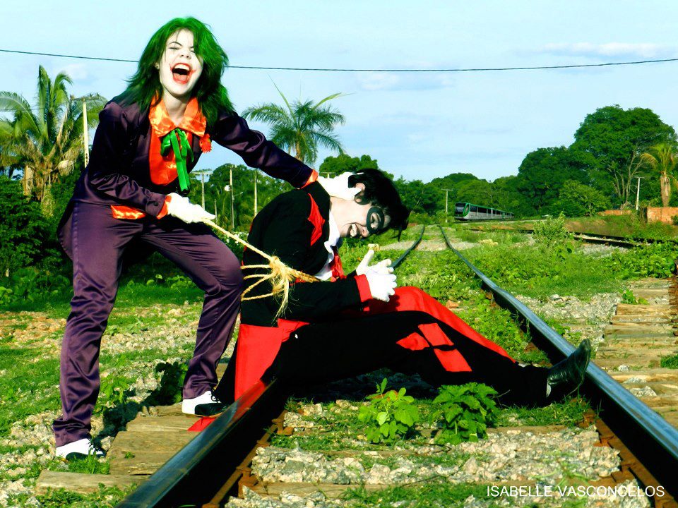 Joker GIRL and Harley BOY - Train's line