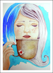 It's time for tea. - Watercolor. by AirelavArt