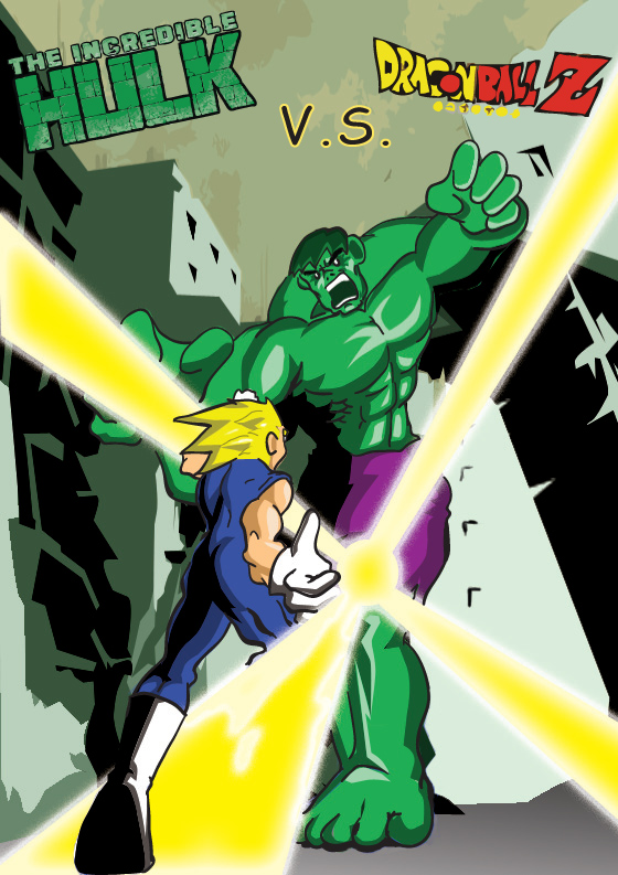 Vegeta vs the hulk