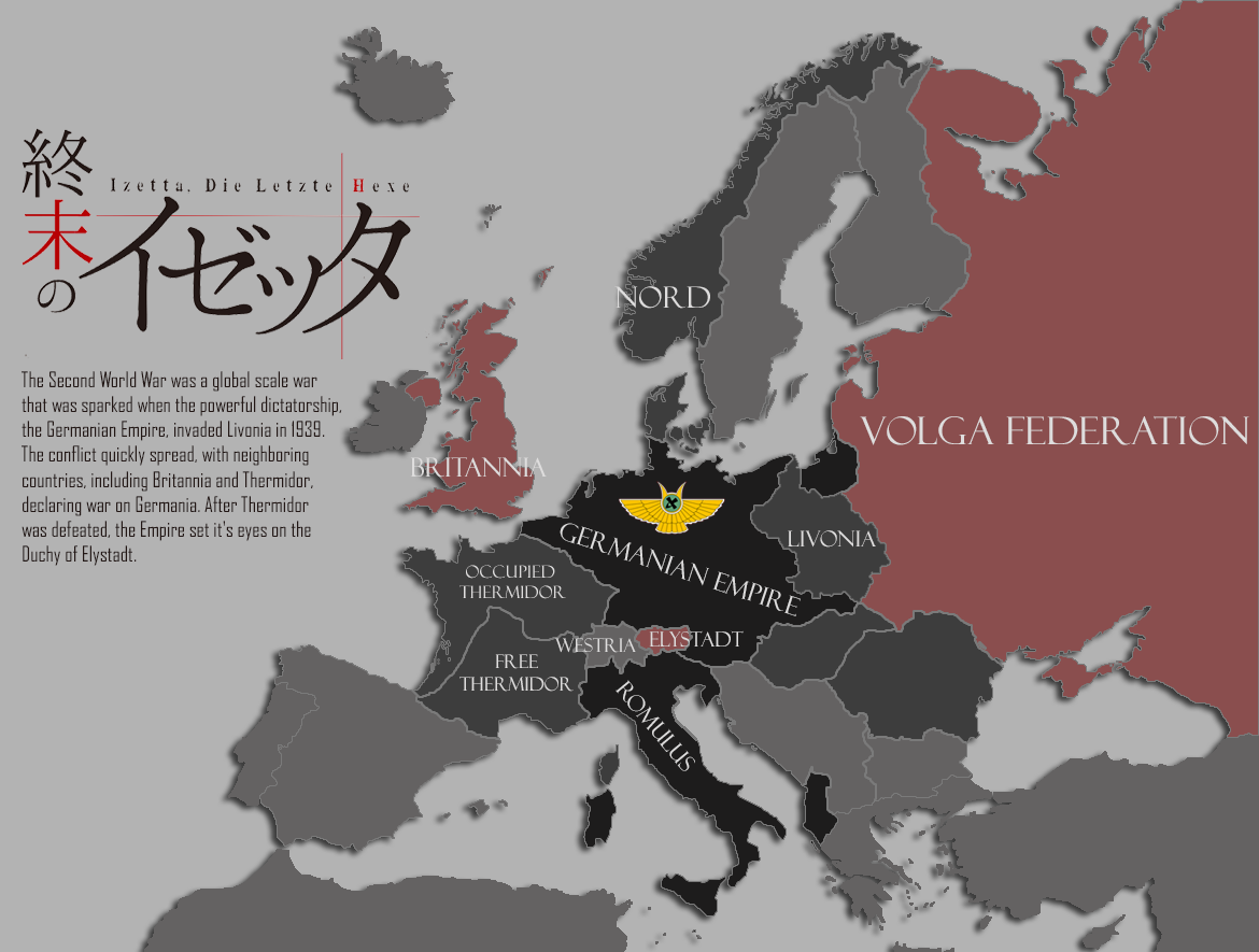 Izetta The Last Witch World War Ii Map Anime By Nicholas Ophanim On Deviantart