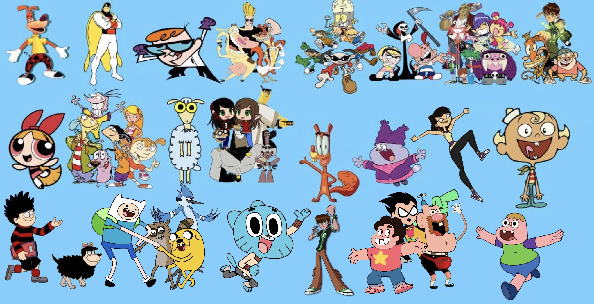 Classic Cartoon Network Shows 1992-2015 by calistabfdisabrina on DeviantArt