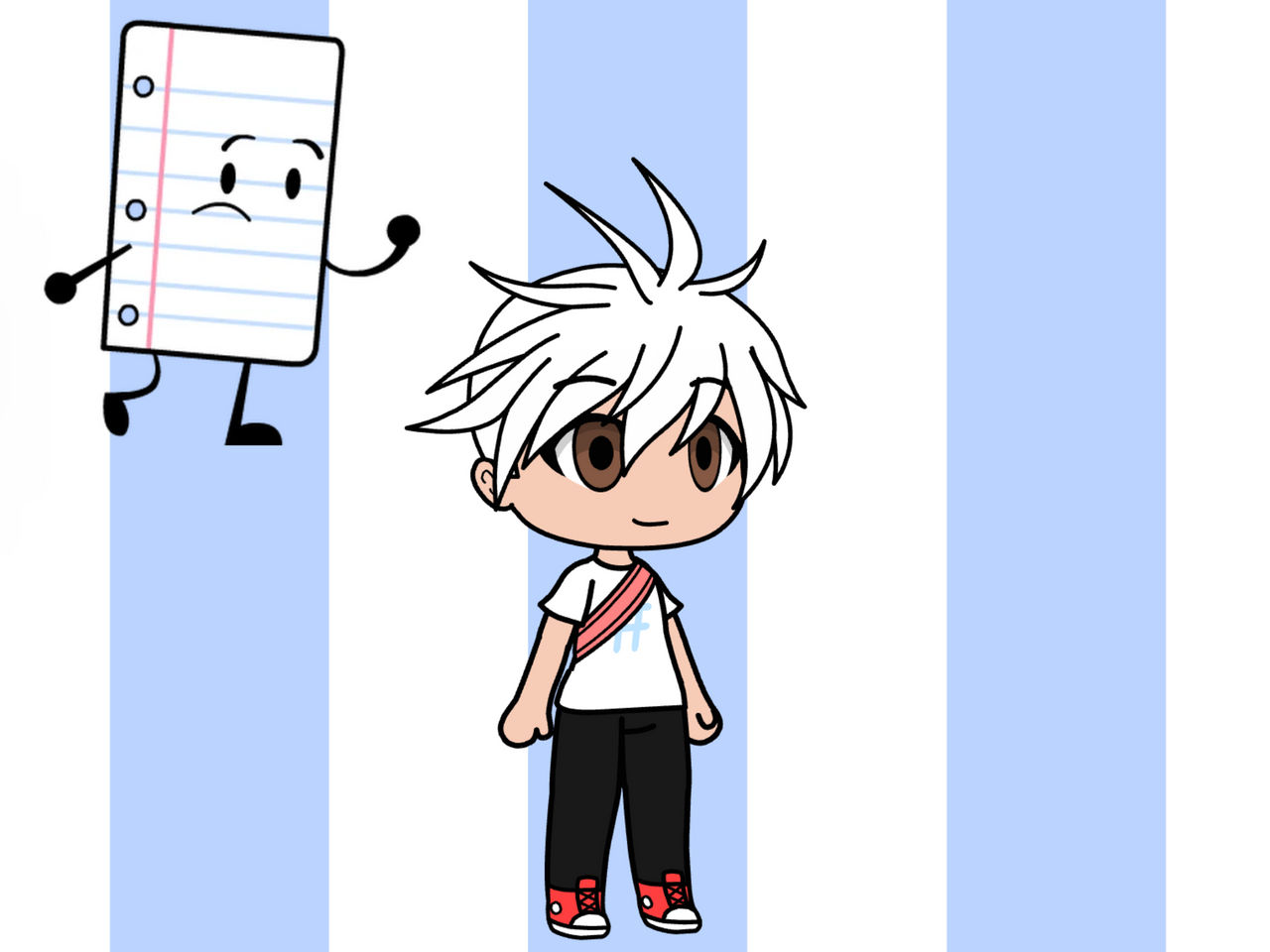 Inanimate Insanity Humanized Paper by calistabfdisabrina on DeviantArt