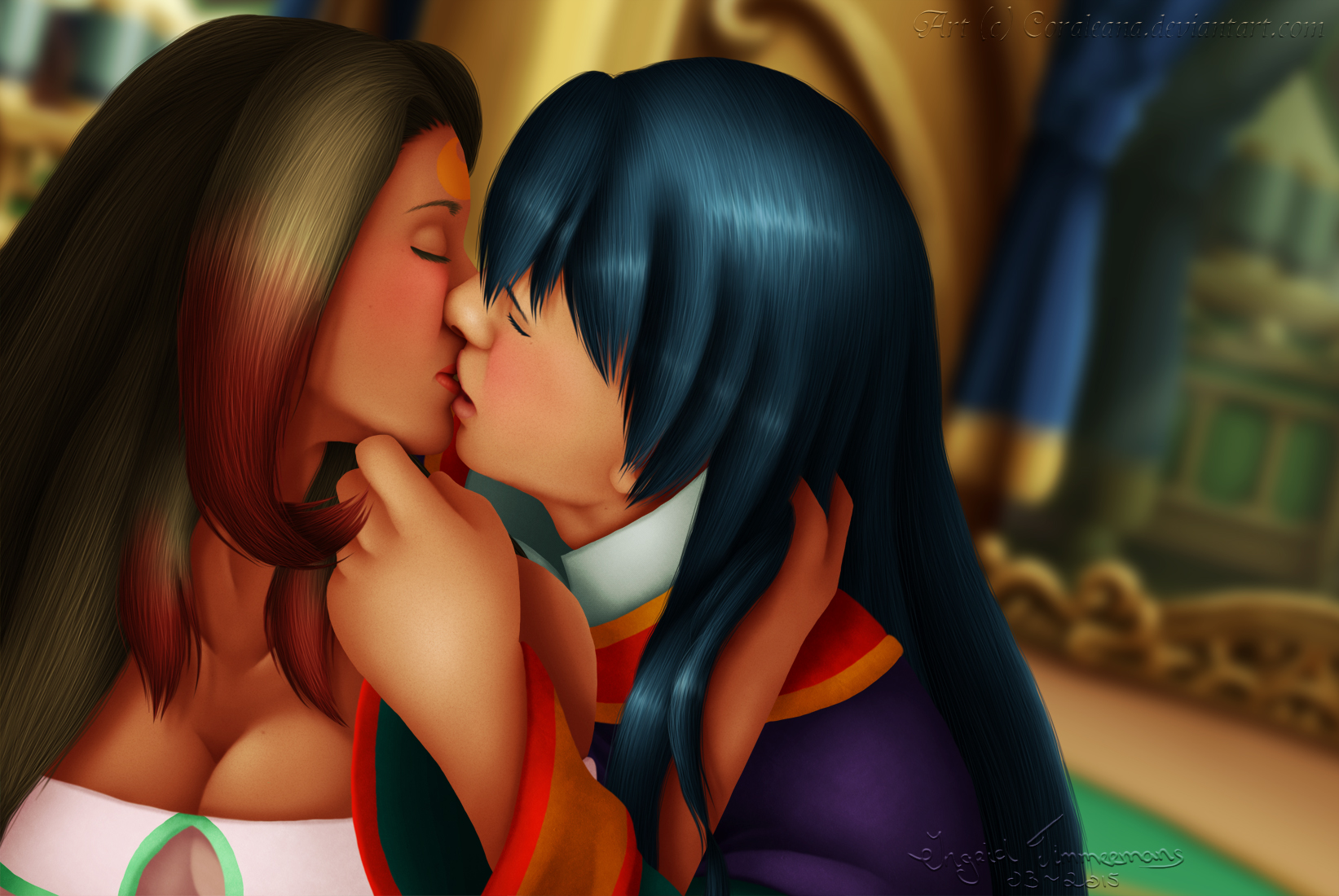 Tender Kiss by Coraleana