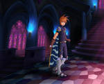 AT: Exploring the night castle by Coraleana