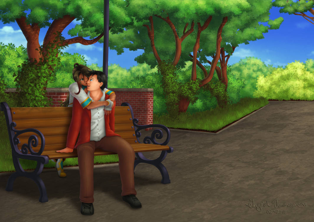 .:AT:. Day at the park by Coraleana