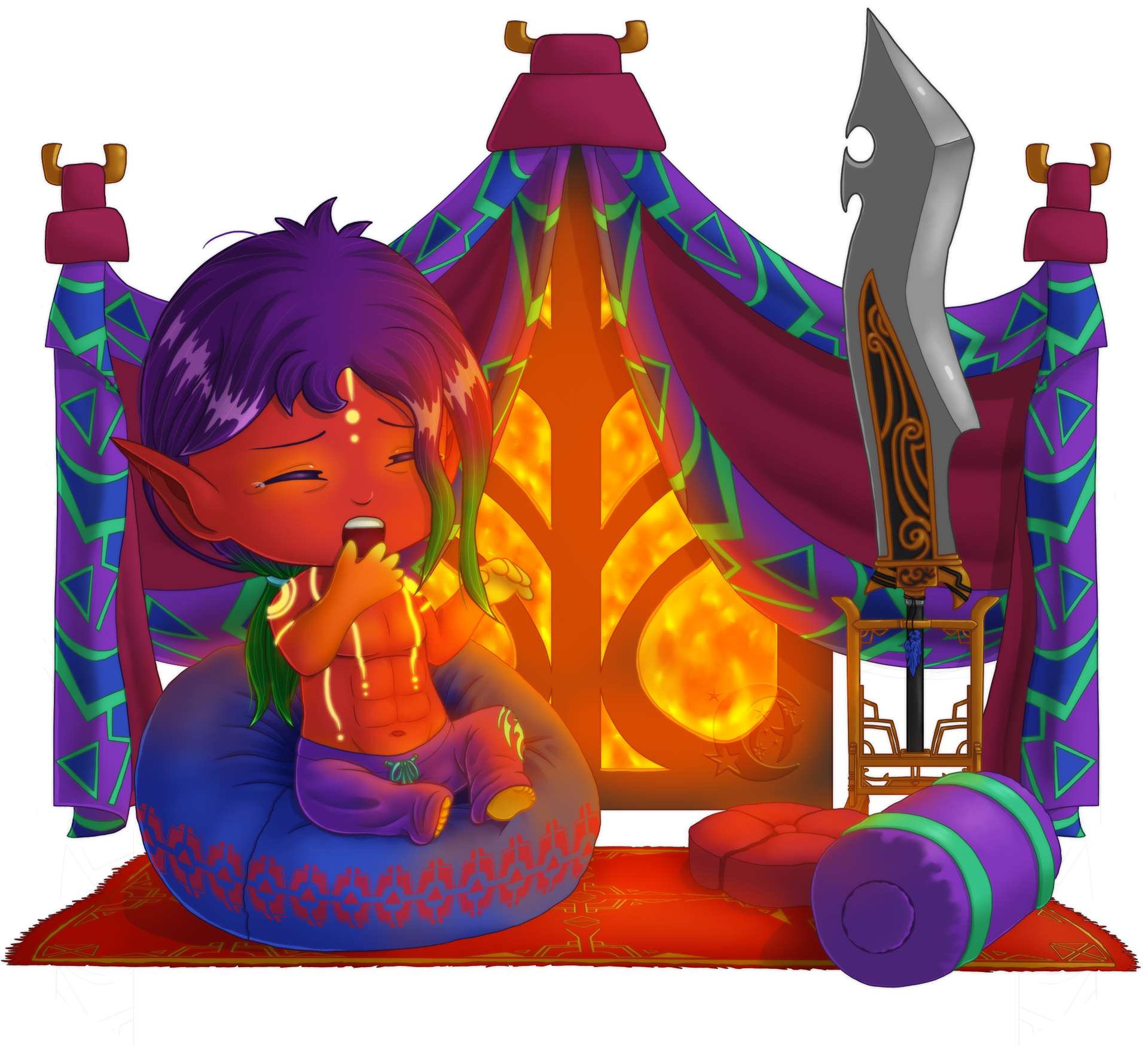 Good Morning Sleepyhead by Coraleana