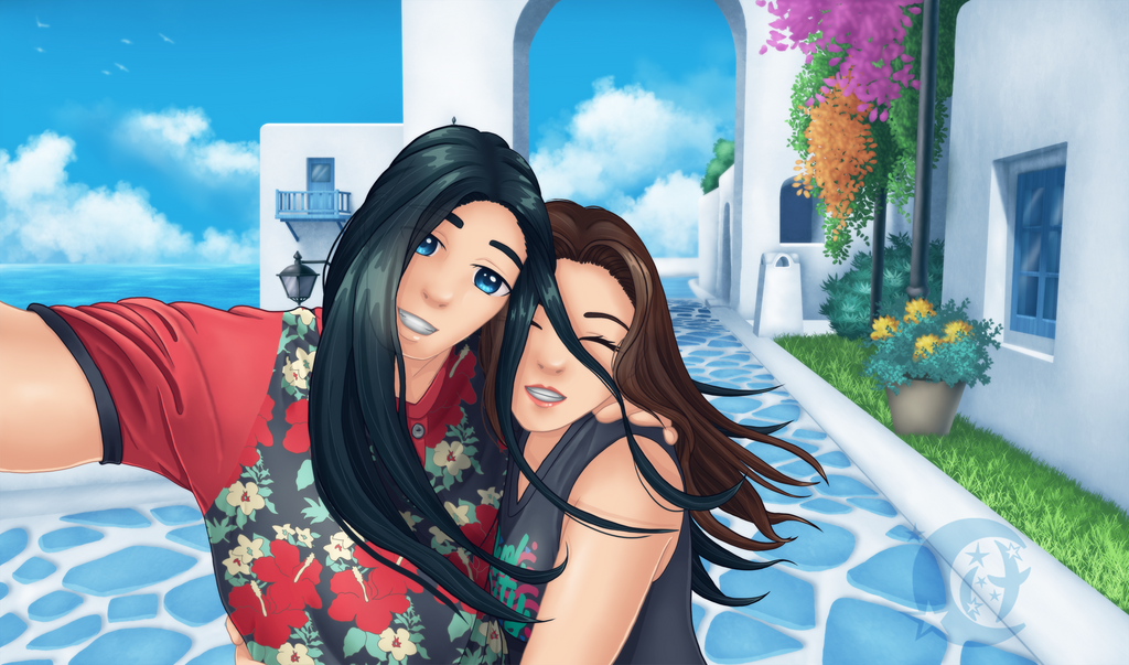 Project Love 1: Santorini Selfie by Coraleana