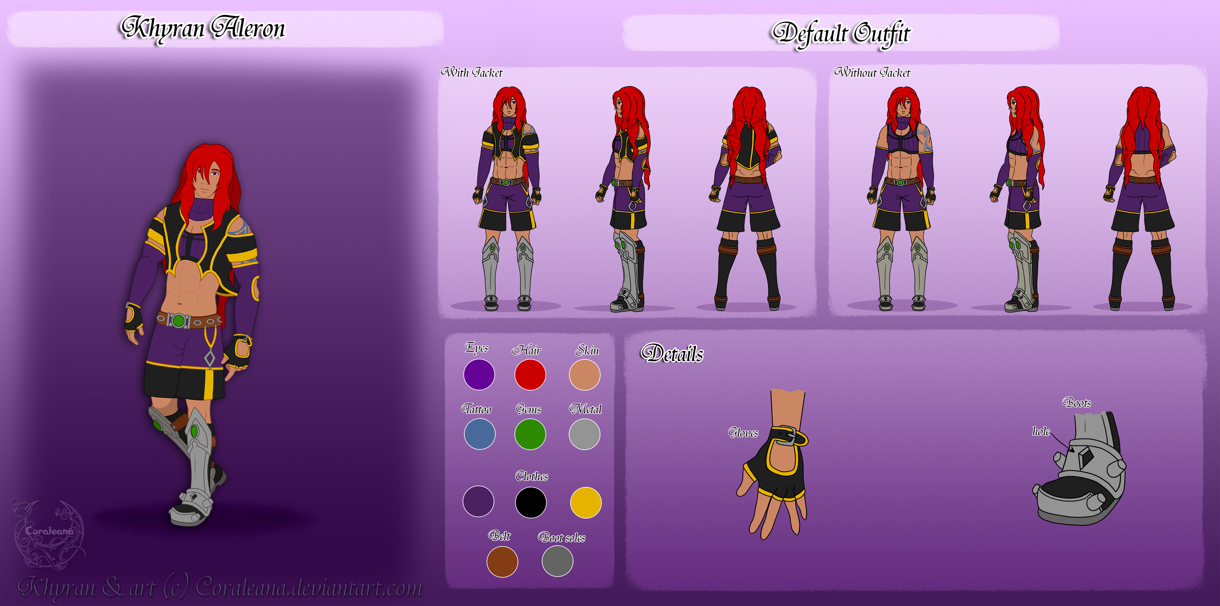 Khyran Default Ref by Coraleana