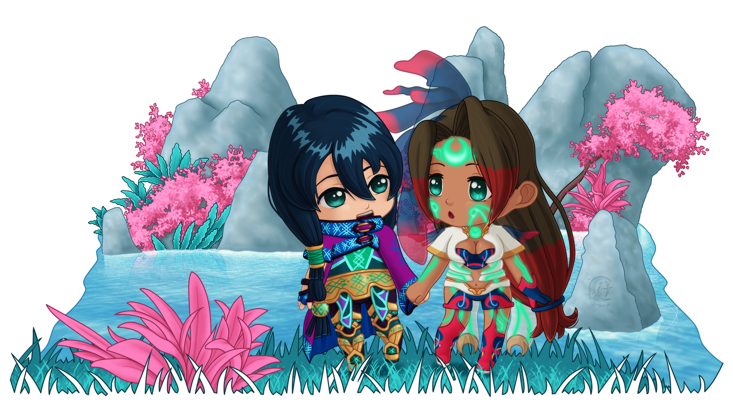 Oasis stroll by Coraleana