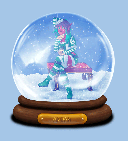 Animated Snow Globe: Akidah by Coraleana