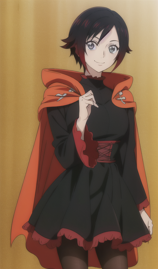 Black Roses One Piece Ruby Rose (One Piece Style Art) by kadySD on DeviantArt