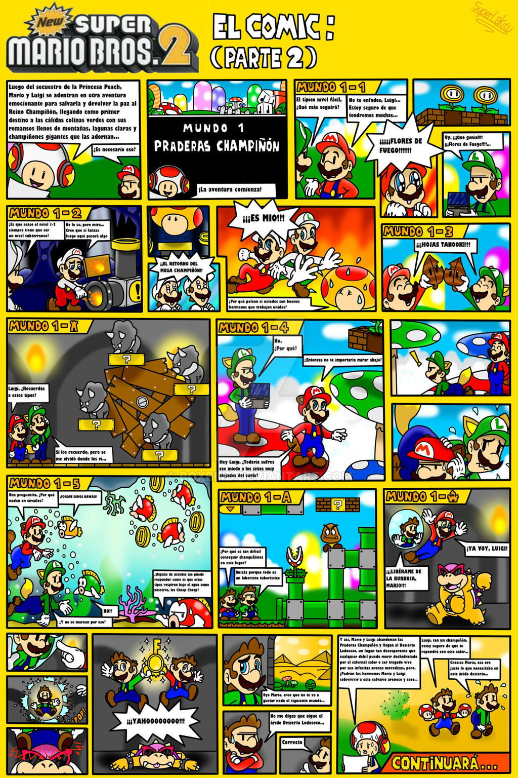 New Super Mario Bros. 2 El Comic (Parte 2) by BoxBird on DeviantArt