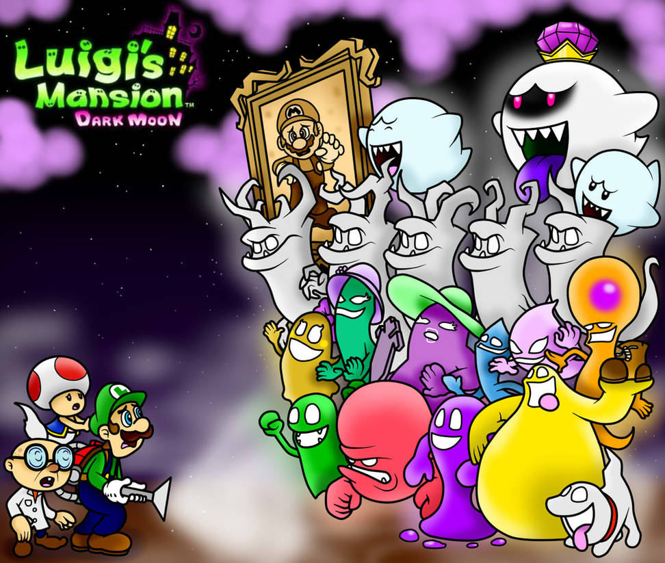 Luigi's Mansion Dark Moon Wallpaper by ElCajarito on DeviantArt