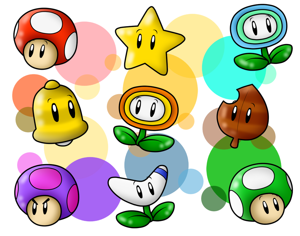 Random Mario's PowerUps 1 by ElCajarito on DeviantArt