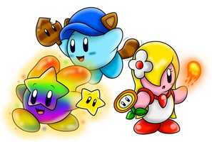 AT with kirbyfan88: Kirbys with Power-Ups!!