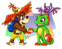 Nice to meet you, Yooka and Laylee!