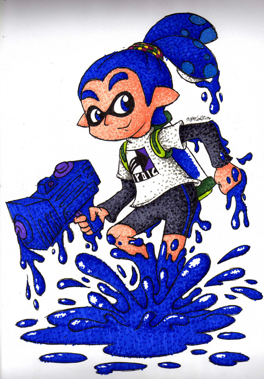 Inkling Boy by ElCajarito on DeviantArt