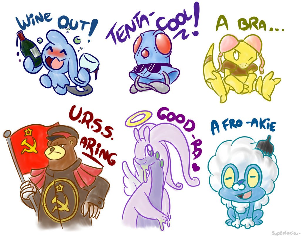Pokes Fun Examples Poke-puns (Part 1) by ElCajarito on DeviantArt