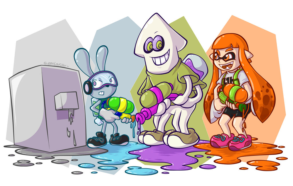 A splat to the past! by ElCajarito on DeviantArt
