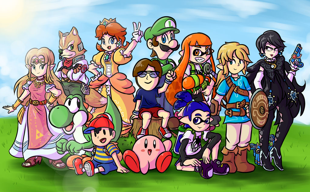 Commish: A Smash-ing Crew! by ElCajarito on DeviantArt