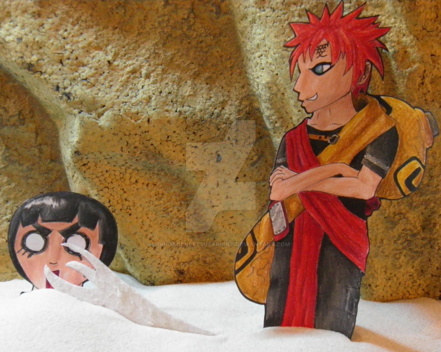 Gaara kills Lee Paperchilds