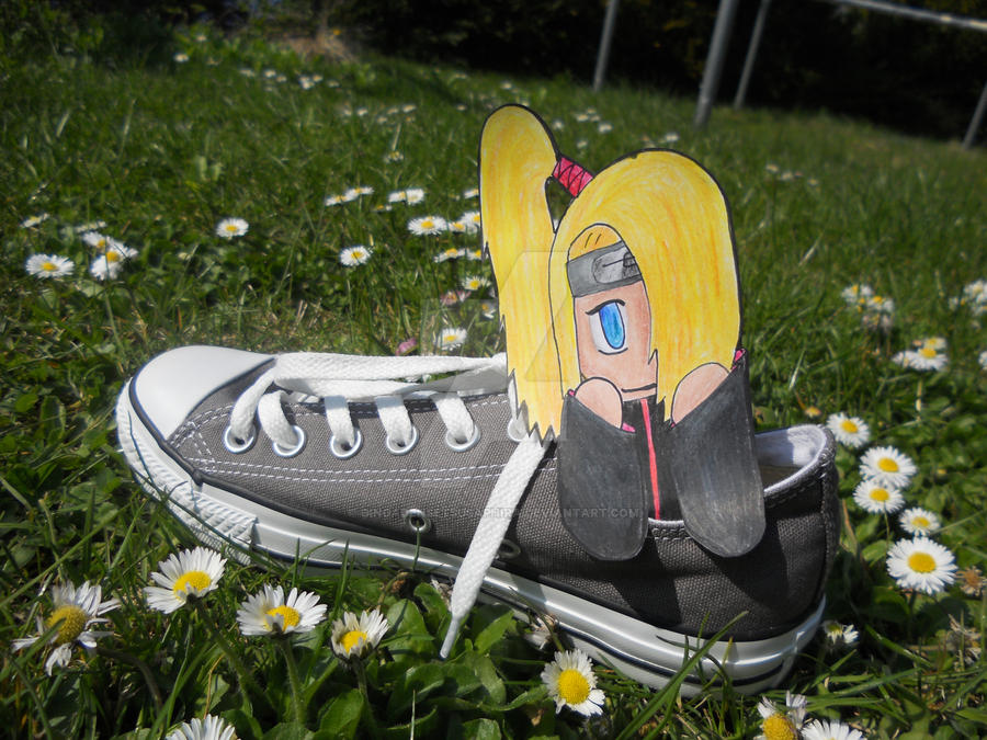 Deidara in chucks paperchild