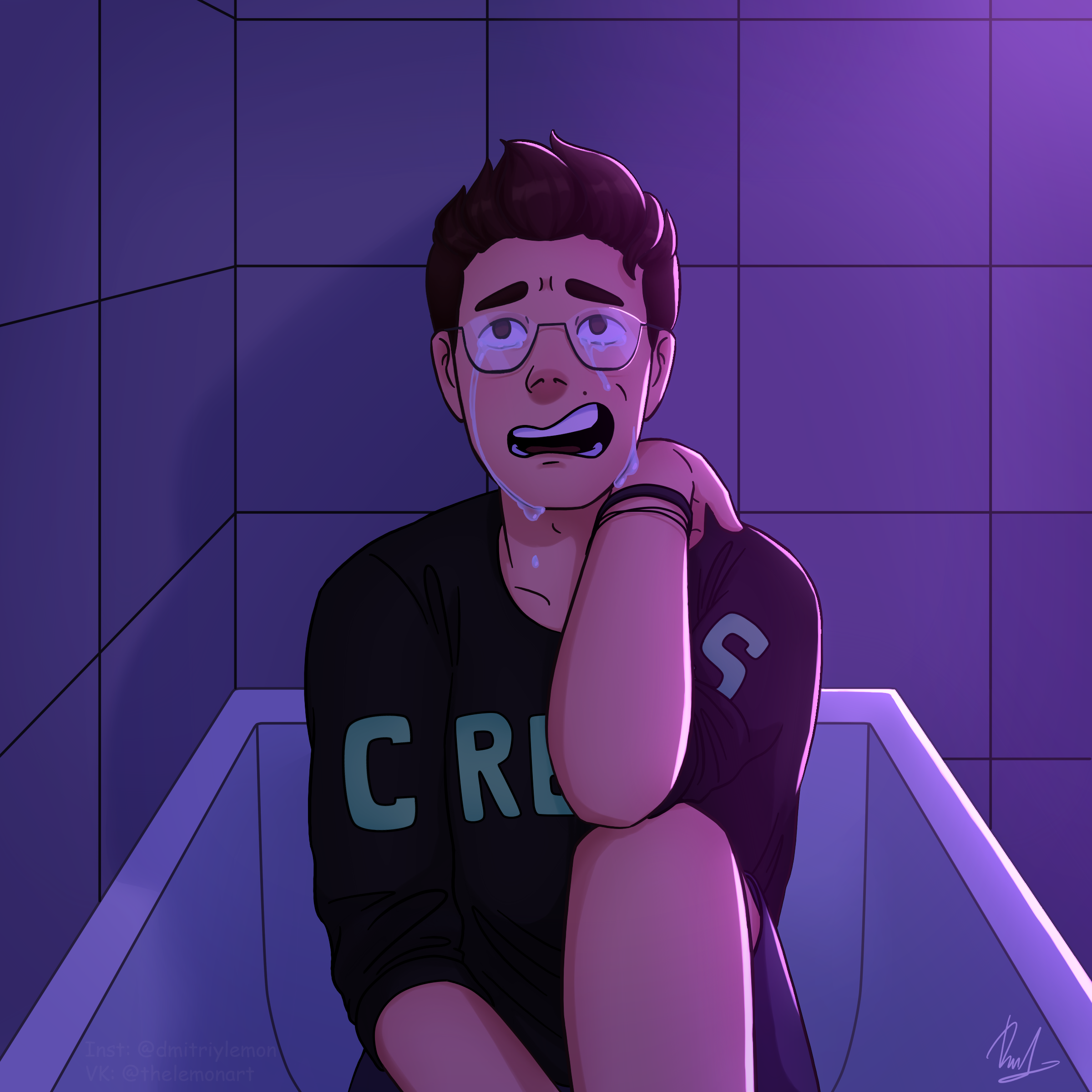 Michael In The Bathroom By Thelemonart On Deviantart Michael In The Bathroom By Thelemonart On Deviantart