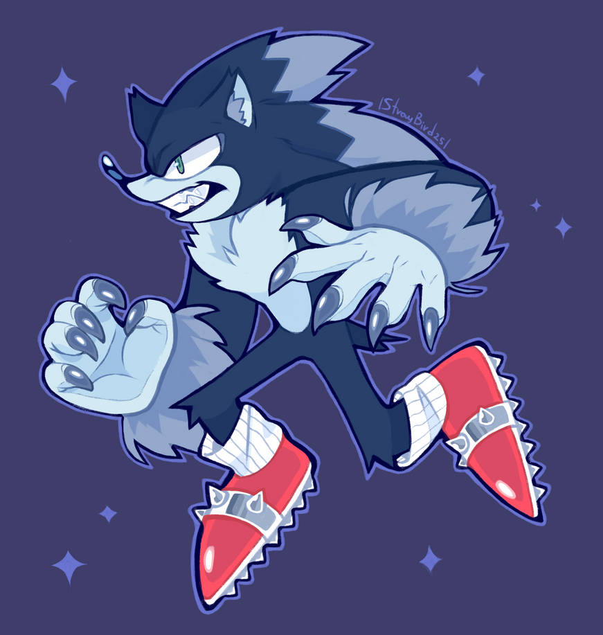 Sonic the werehog by StrayBird25 on DeviantArt