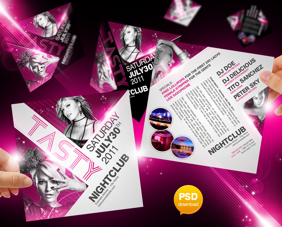 Tasty Party Flyer Template