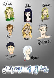 Throne of Glass Fave Faces Dumpsketch