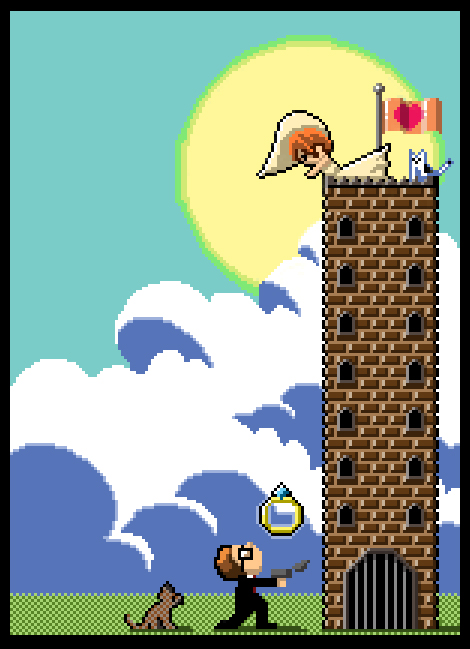 Pixel Castle by mallaard