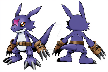 Cat ninja themed digimon rookie level adopt by zaneicemover on DeviantArt