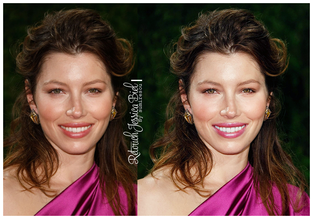 Retouch Jessica Biel