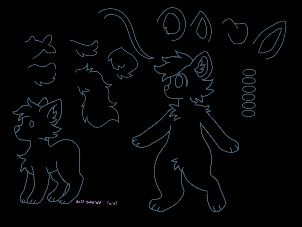 F2U furry base by pigment-the-timepony on DeviantArt