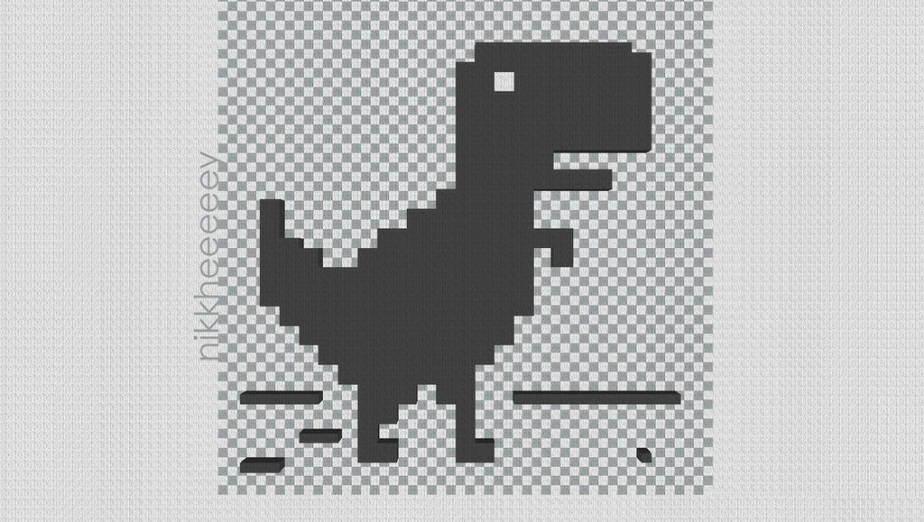 I've changed the textures on Chrome's Dino game to look like Minecraft  (Check comments for installation guide) : r/Minecraft