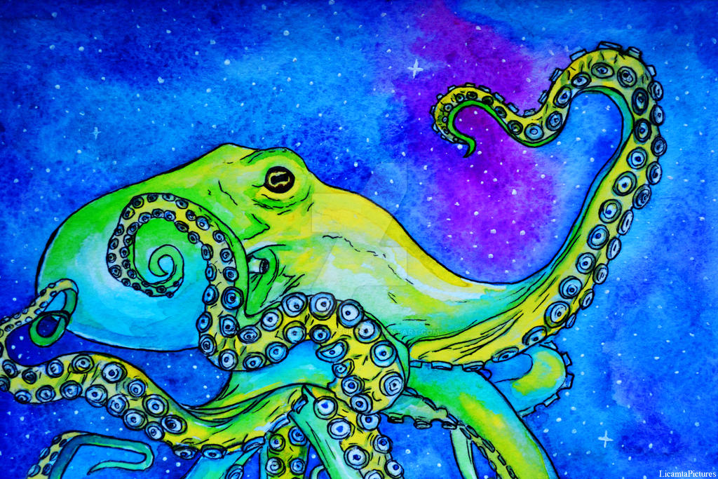 Fb14 Cosmic Octopus By LicamtaPictures On DeviantArt fb14-cosmic-octopus-by-licamtapictures-on-deviantart
