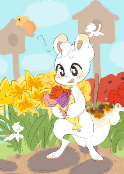 Mallow Rabbit Mallow gardening trial by Plush-Bean on DeviantArt
