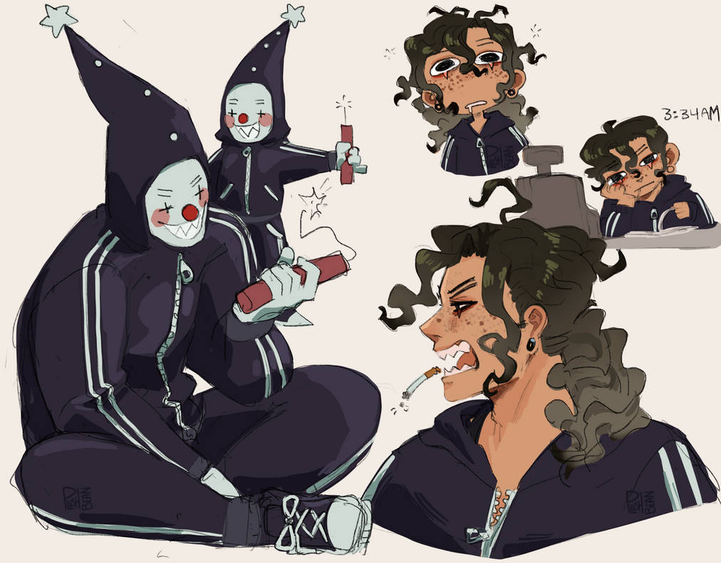Pyjack Drawing Hijack - colored sketch page by Plush-Bean on DeviantArt