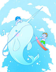 narwhal skiing