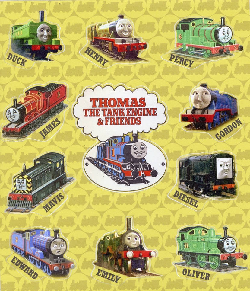Thomas and Friends Stickers by DrUnderciver on DeviantArt