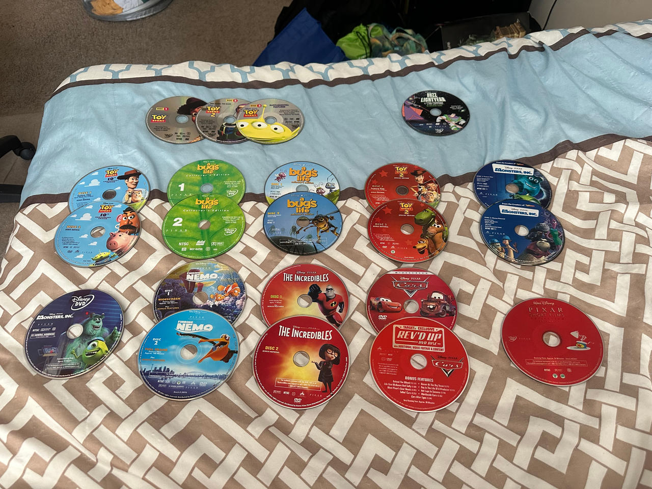 Pixar Collection UPDATED Pixar DVD Collection by DrUnderciver on DeviantArt