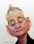 Another Caricature Study of Bill Murray