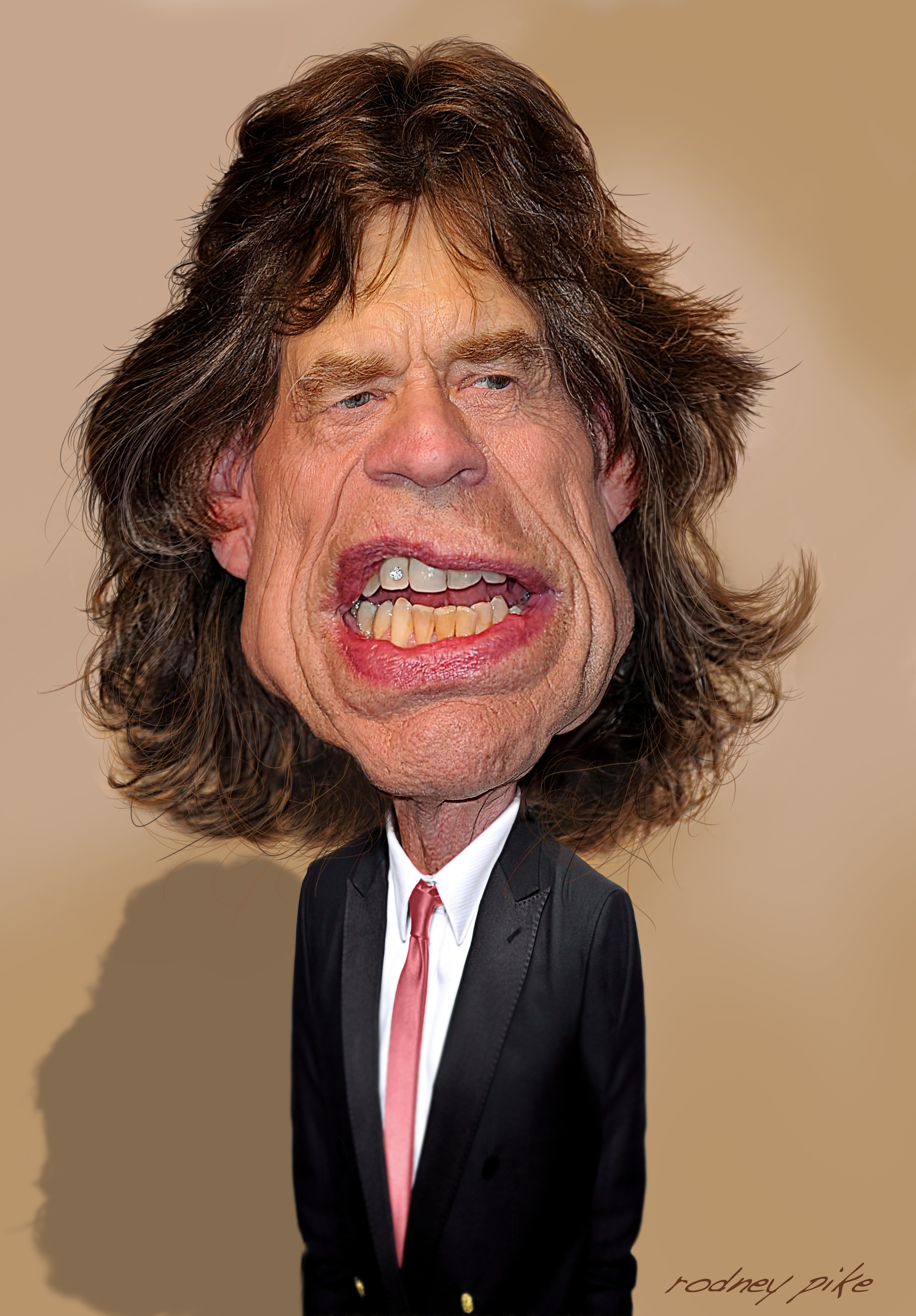 Mick Jagger of The Rolling Stones - 2013