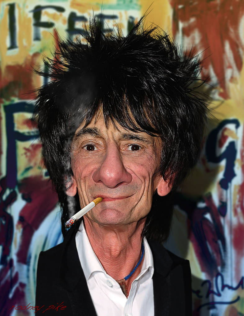 Ronnie Wood of The Rolling Stones