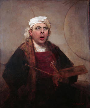 Mr Bean Hijacks Another Rembrandt Masterpiece